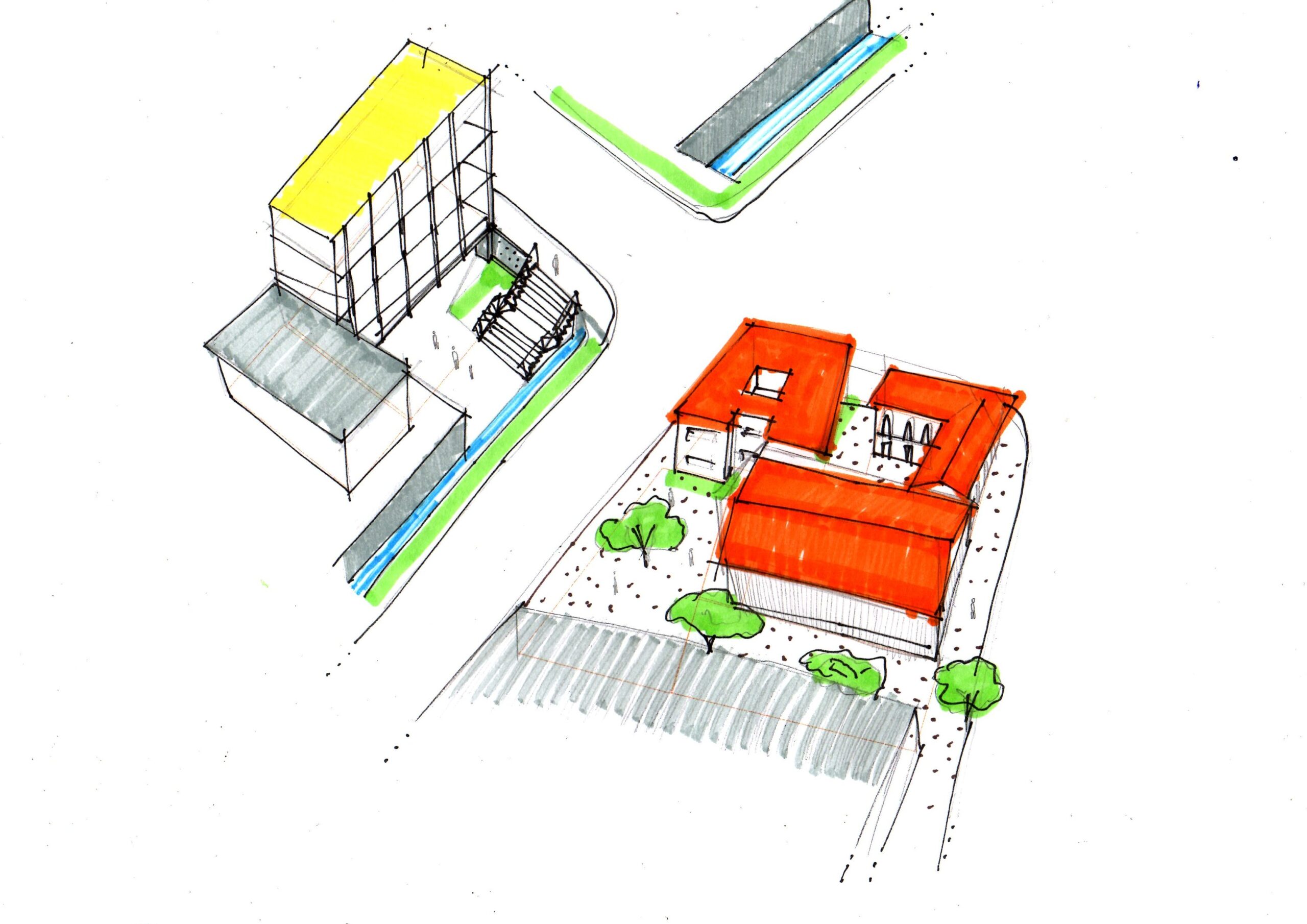 Projeto do concurso IAB - SP, realizado com os colegas de curso Arthur Cunha e Arthur Bernardo.